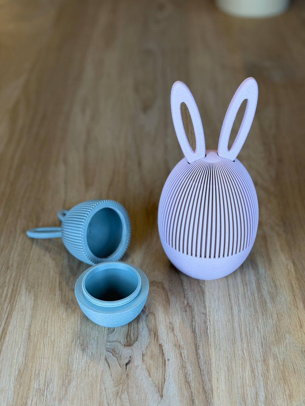Hasen Ei aus dem 3D-Druck – Befüllbares Osterei aus PLA in 2 Größen
