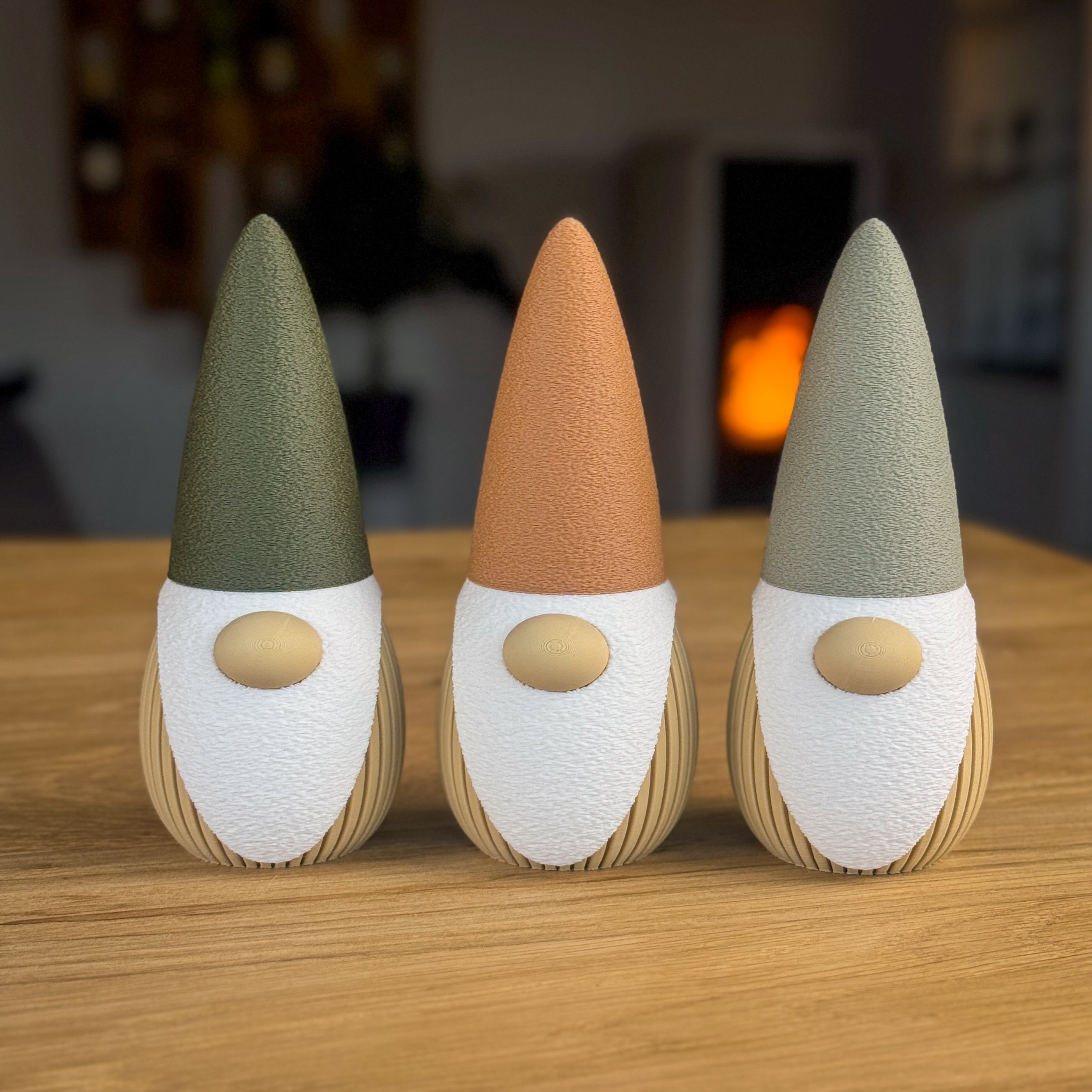 Deko-Wichtel 3D-gedruckt – Modern & Minimalistisch (PLA) – 14 cm / 19 cm