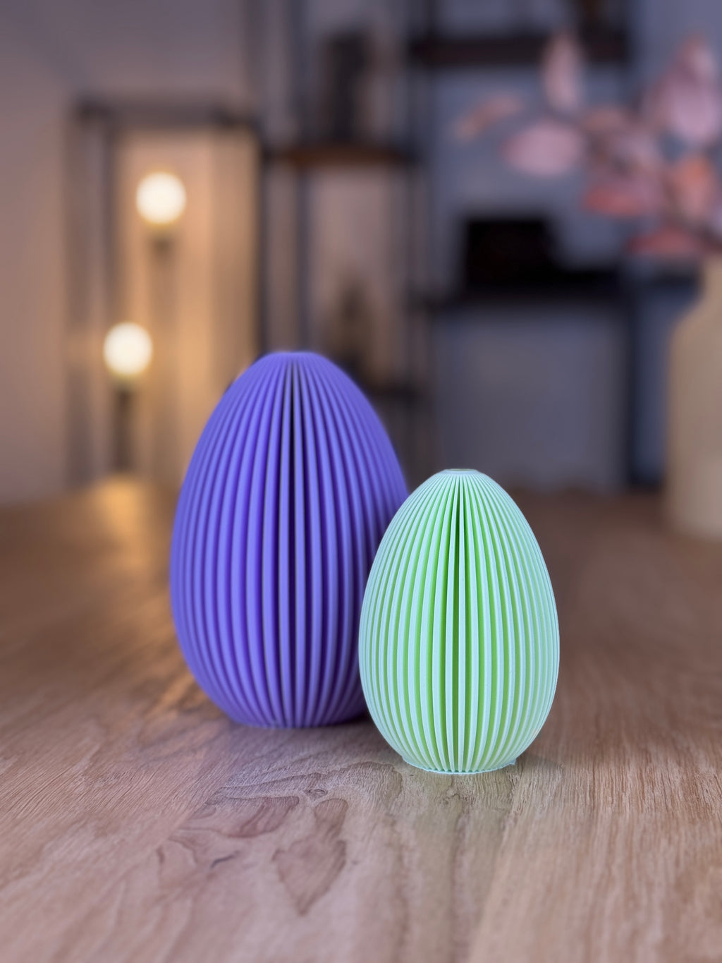 3D-gedruckte Ostereier aus PLA – Moderne Osterdeko in 2 Größen & 18 Farben | Nachhaltige Frühlingsdekoration