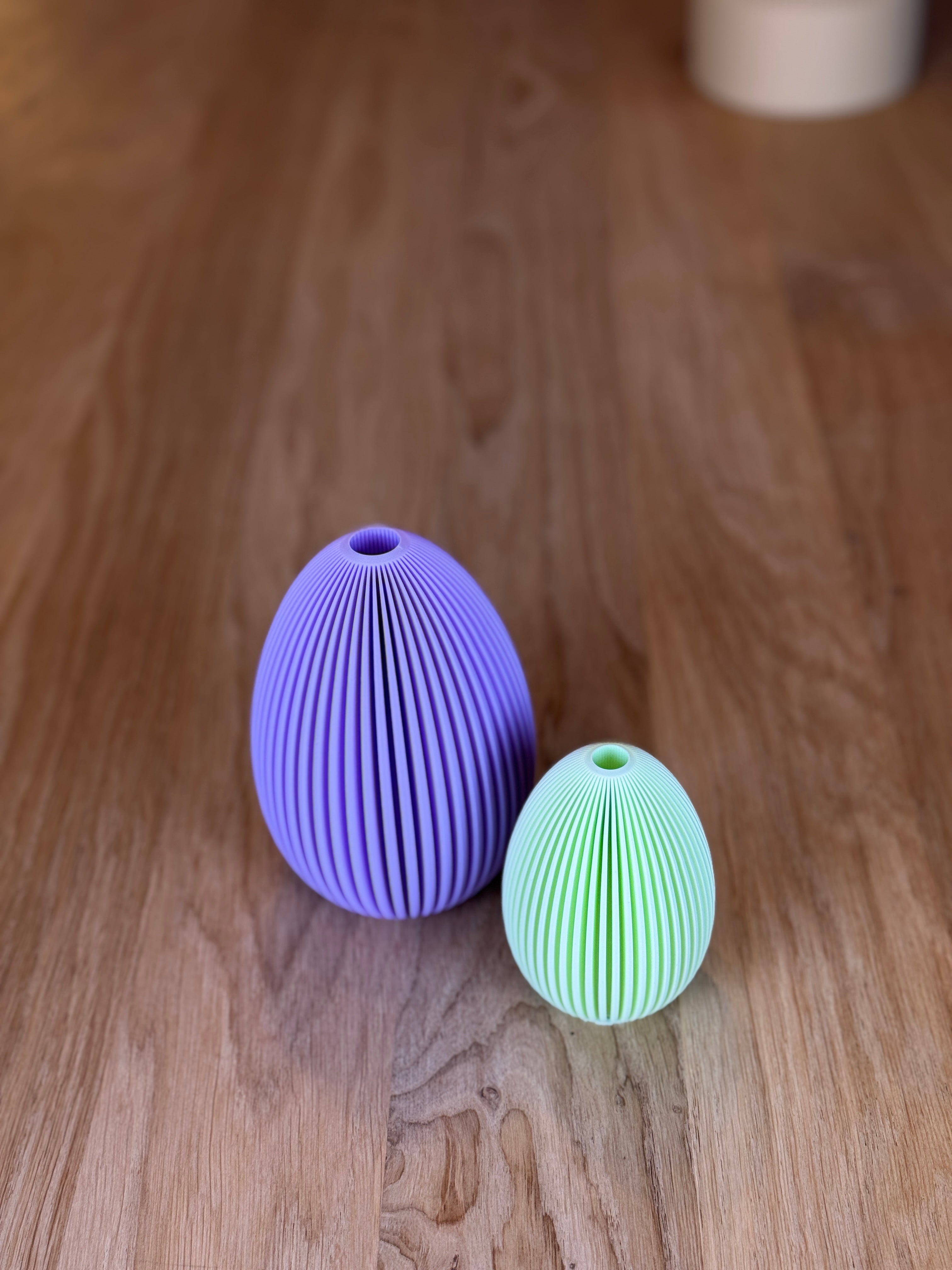 3D-gedruckte Ostereier aus PLA – Moderne Osterdeko in 2 Größen & 18 Farben | Nachhaltige Frühlingsdekoration