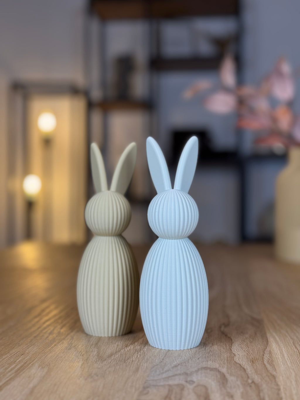 Moderner Deko Hase aus PLA – 3D Druck Hasenfigur – Nachhaltige Oster- & Wohndeko – 170 mm