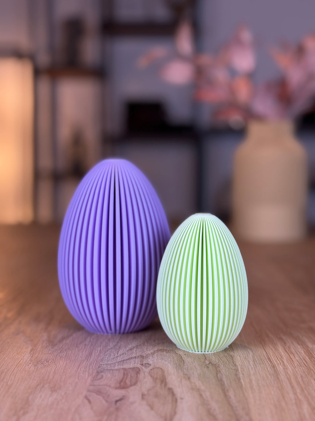 3D-gedruckte Ostereier aus PLA – Moderne Osterdeko in 2 Größen & 18 Farben | Nachhaltige Frühlingsdekoration