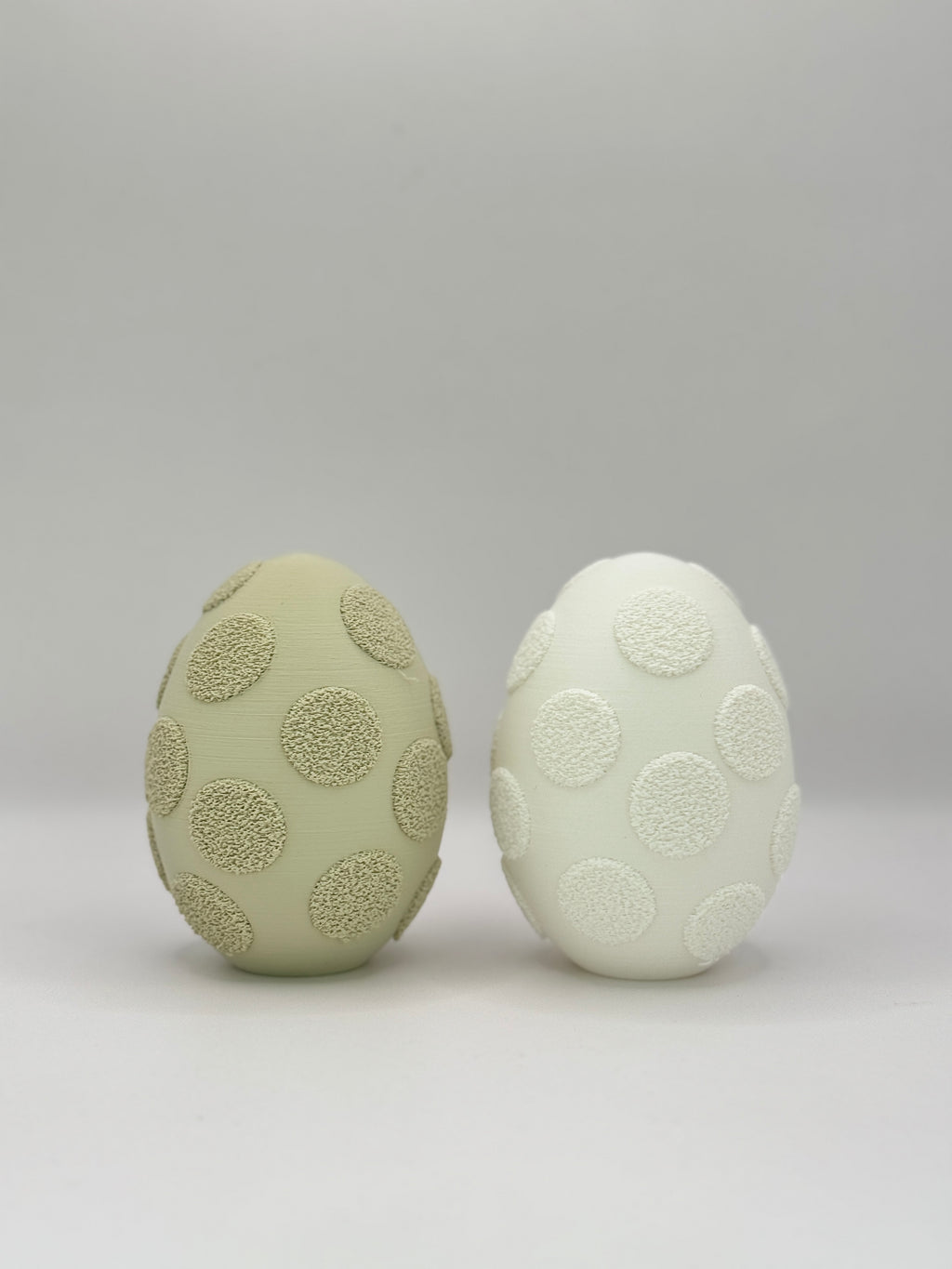 Dekoratives 3D-Druck Ei aus PLA – Modernes Design, 100 mm, leicht & hohl