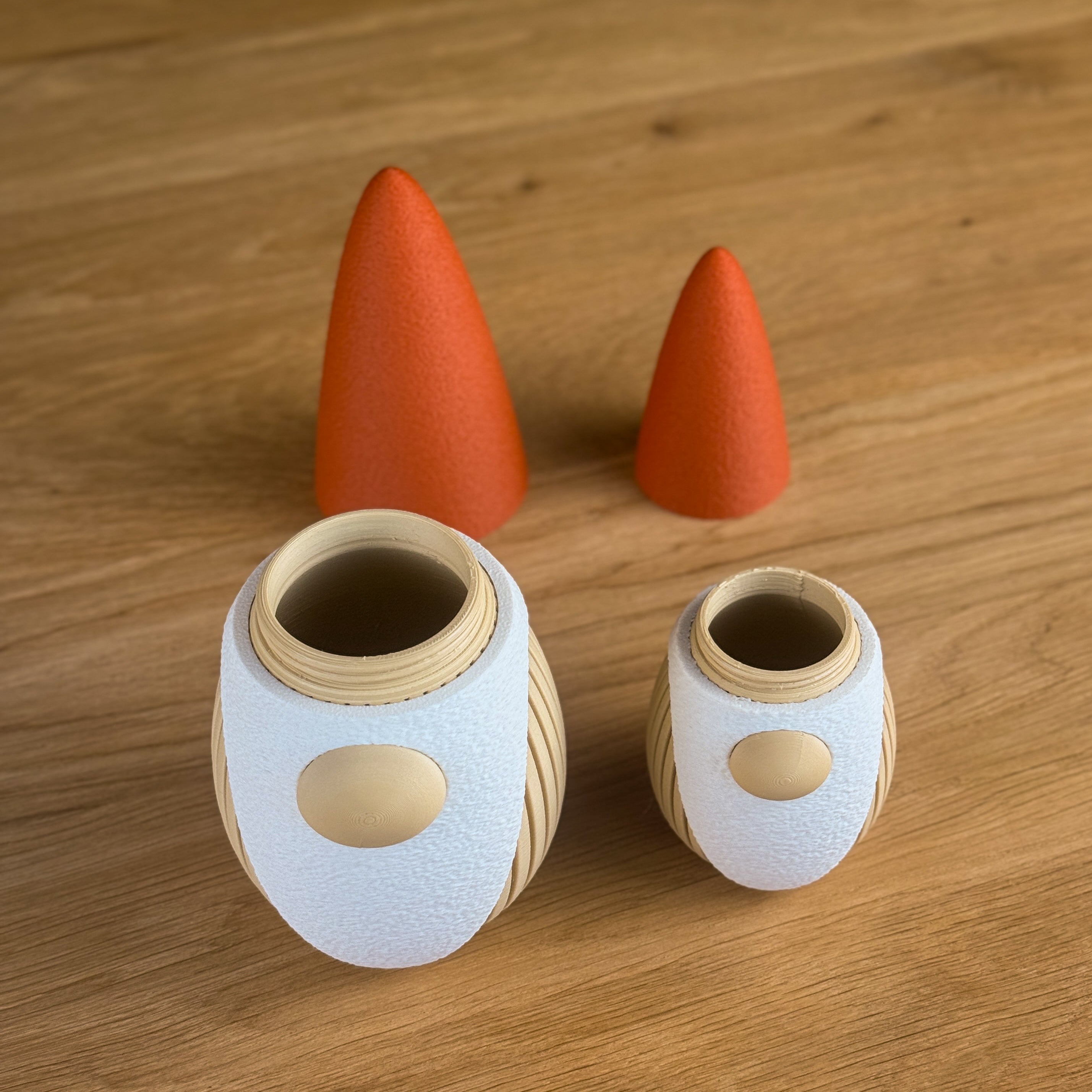 Deko-Wichtel 3D-gedruckt – Modern & Minimalistisch (PLA) – 14 cm / 19 cm