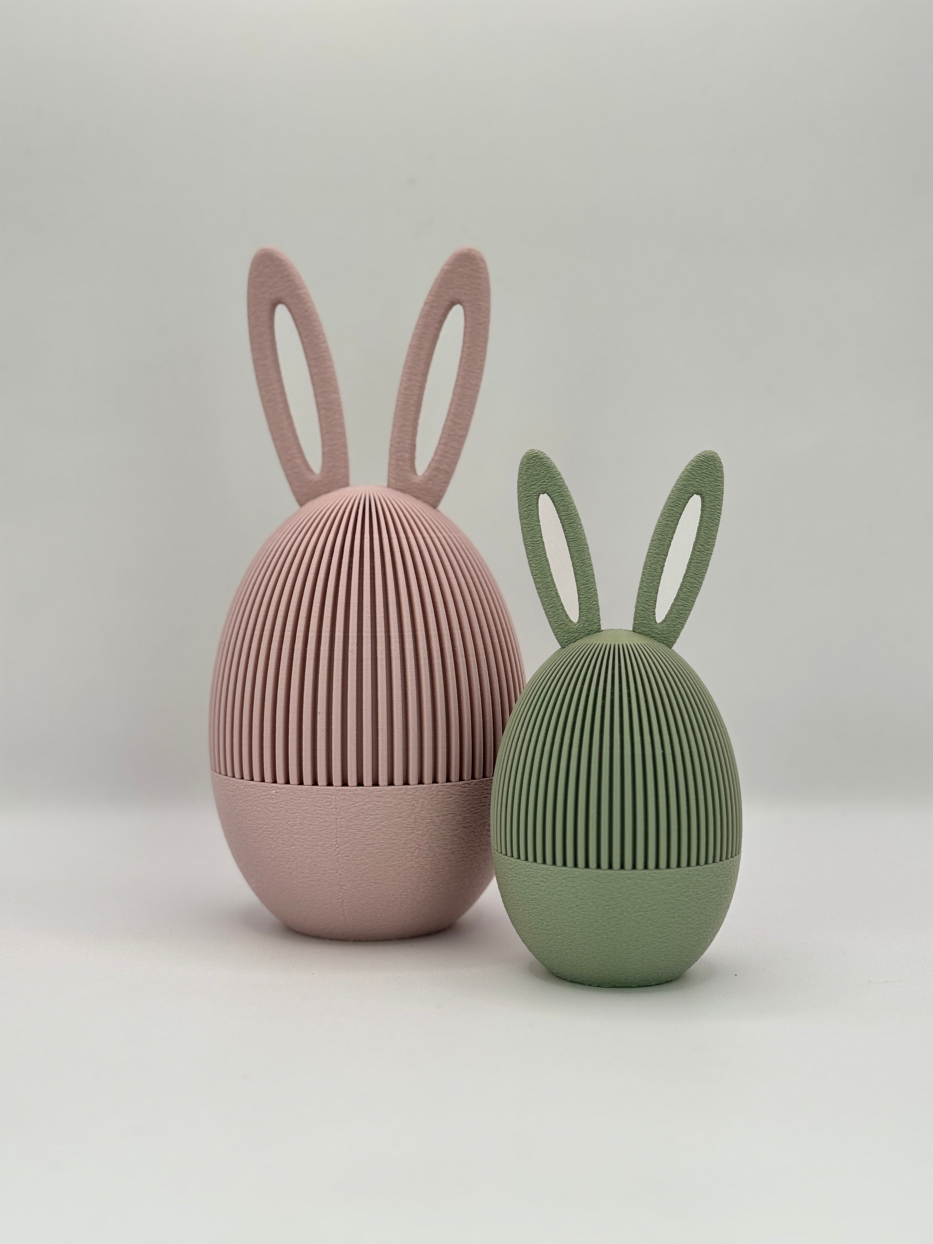 Hasen Ei aus dem 3D-Druck – Befüllbares Osterei aus PLA in 2 Größen