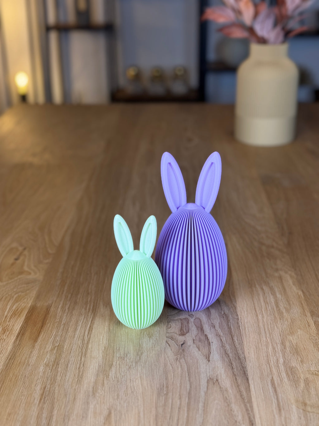 Osterei mit Hasenohren – Moderne Osterdeko aus 3D Druck PLA – Leicht & Hohl