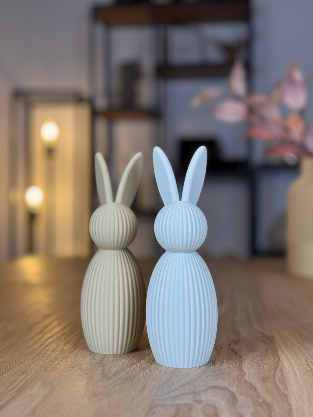 Moderner Deko Hase aus PLA – 3D Druck Hasenfigur – Nachhaltige Oster- & Wohndeko – 170 mm