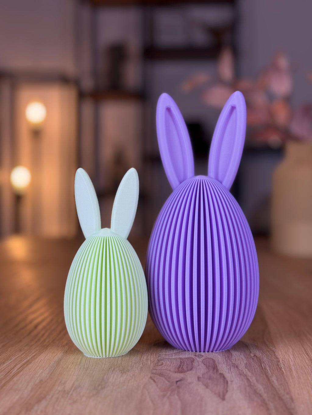 Osterei mit Hasenohren – Moderne Osterdeko aus 3D Druck PLA – Leicht & Hohl