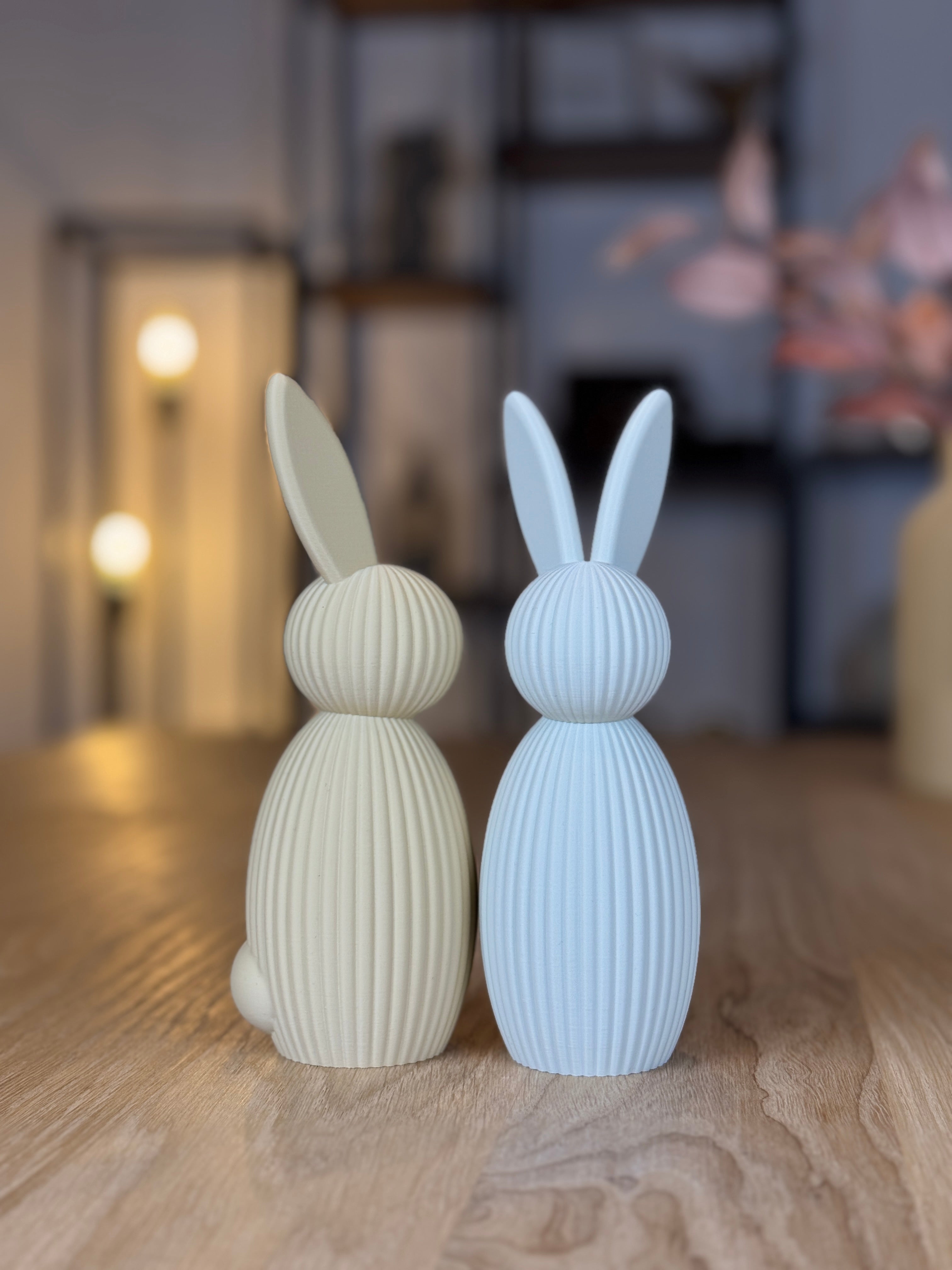 Moderner Deko Hase aus PLA – 3D Druck Hasenfigur – Nachhaltige Oster- & Wohndeko – 170 mm