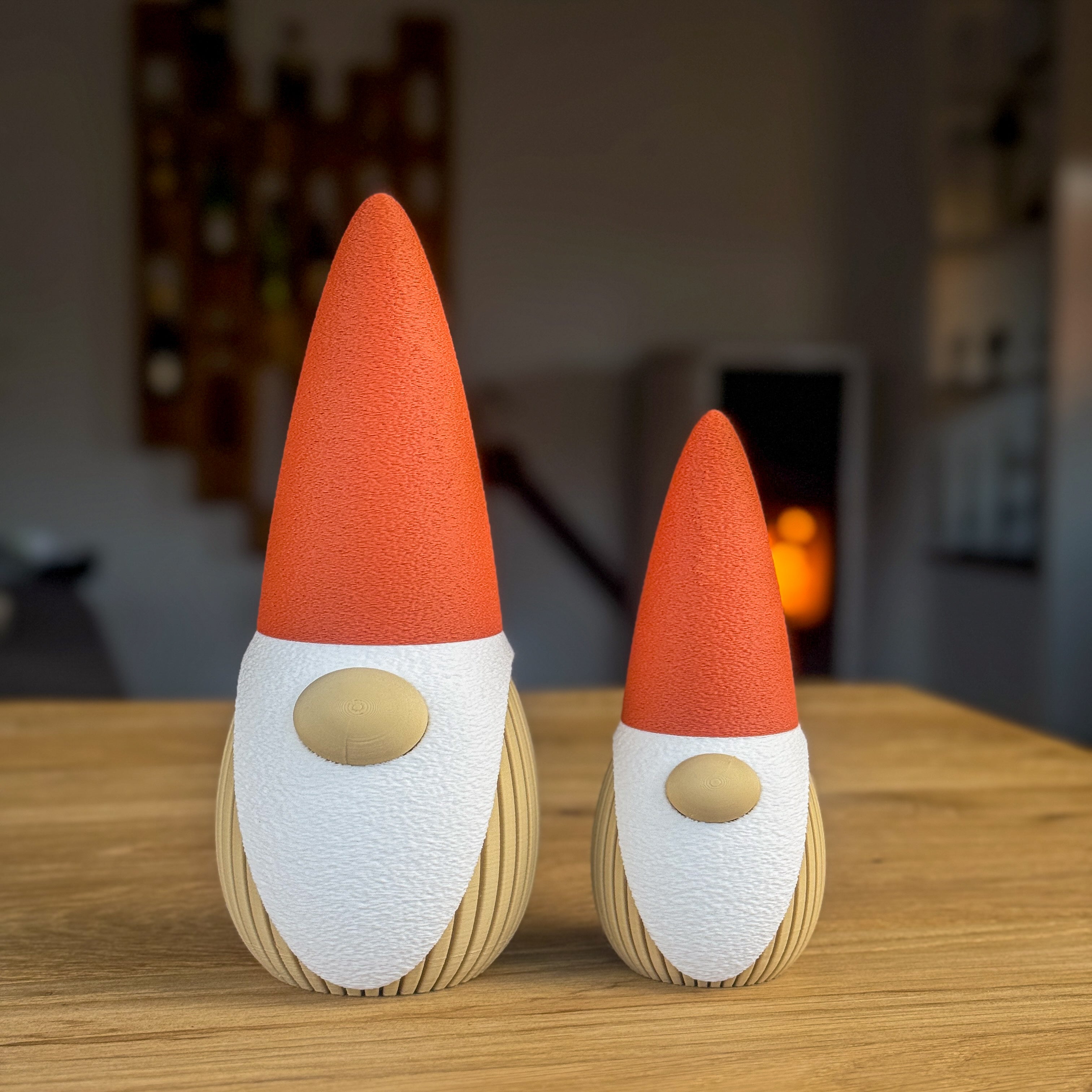 Deko-Wichtel 3D-gedruckt – Modern & Minimalistisch (PLA) – 14 cm / 19 cm