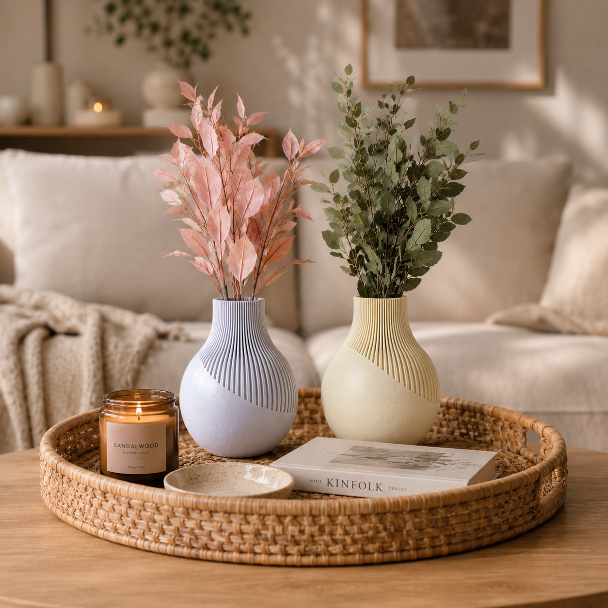Moderne Design Vase aus dem 3D-Druck – Minimalistische Vase aus PLA (18 Farben)