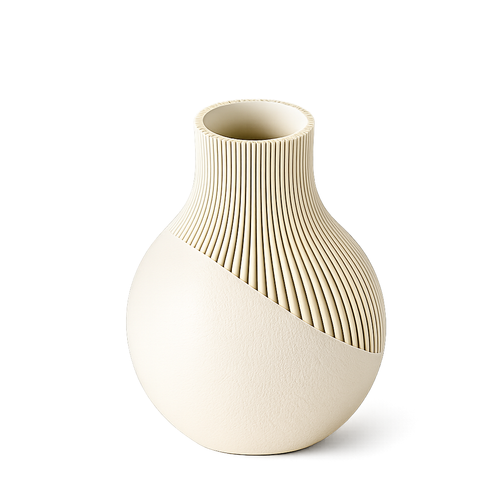 Moderne Design Vase aus dem 3D-Druck – Minimalistische Vase aus PLA (18 Farben)