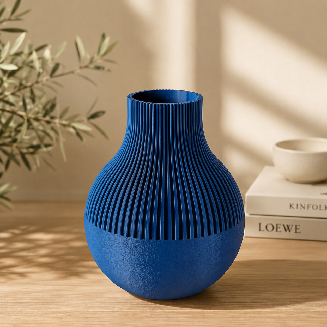Moderne Design Vase aus dem 3D-Druck – Minimalistische Vase aus PLA (18 Farben)