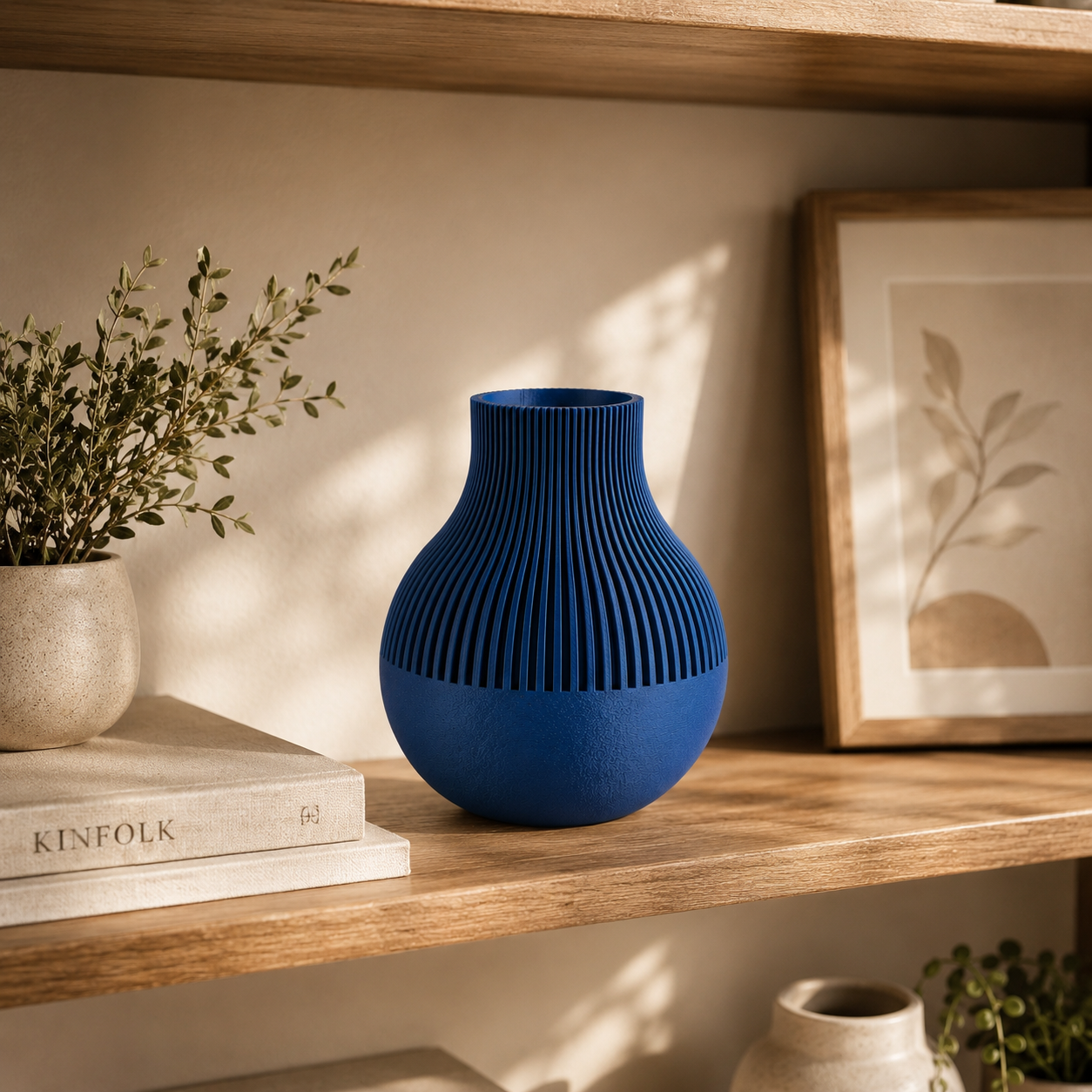 Moderne Design Vase aus dem 3D-Druck – Minimalistische Vase aus PLA (18 Farben)