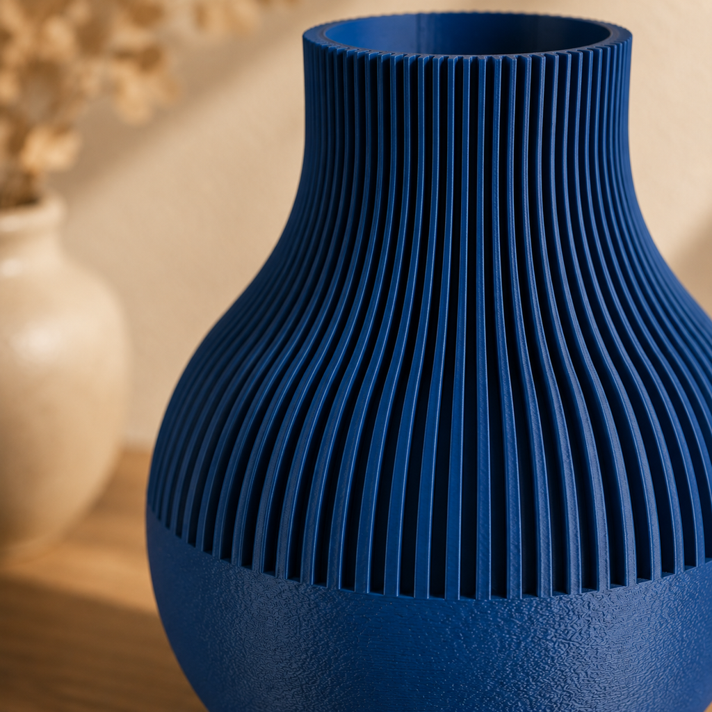 Moderne Design Vase aus dem 3D-Druck – Minimalistische Vase aus PLA (18 Farben)