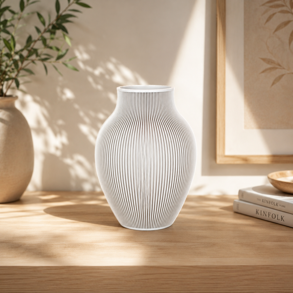 Moderne Design Vase – 3D-gedruckt aus PLA