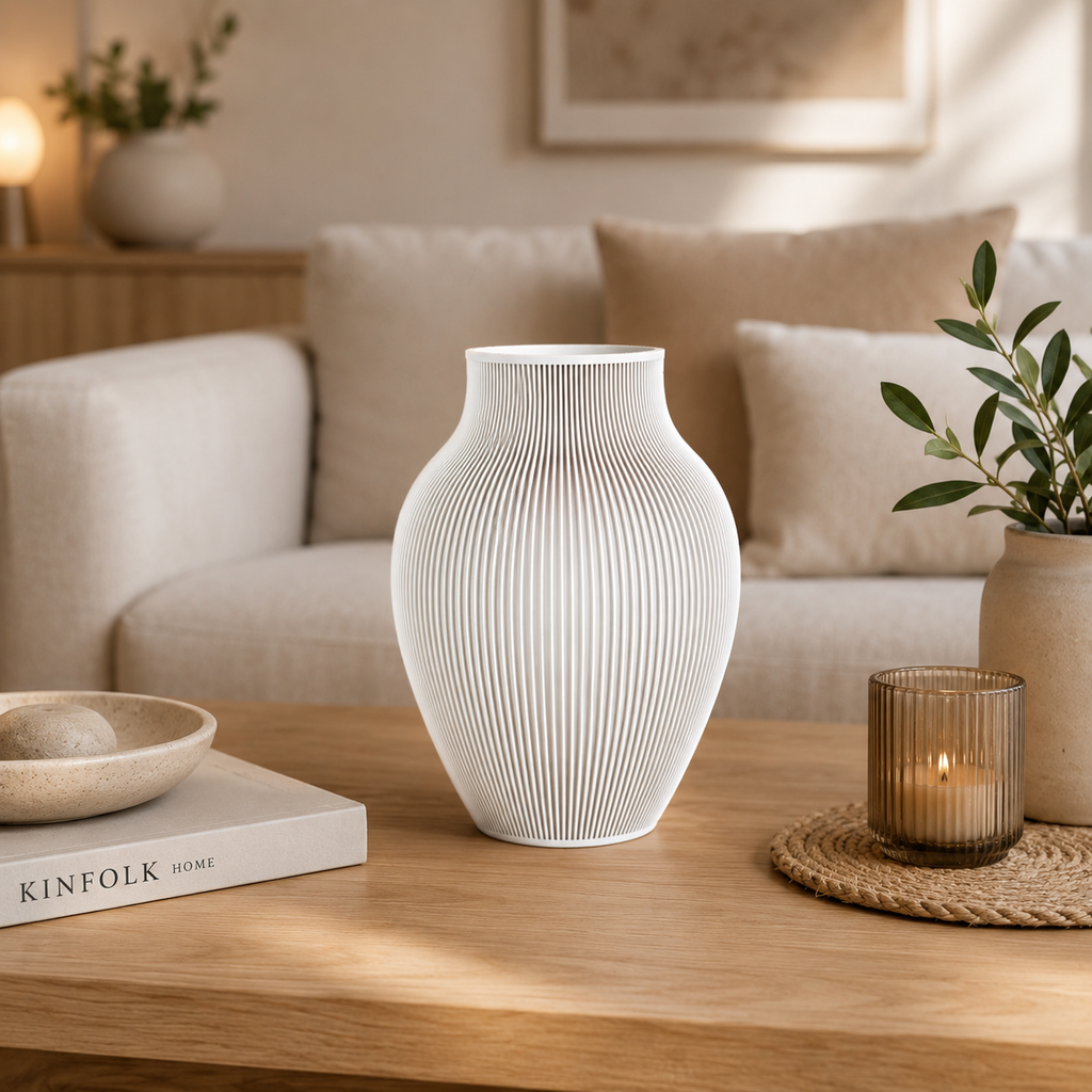 Moderne Design Vase – 3D-gedruckt aus PLA