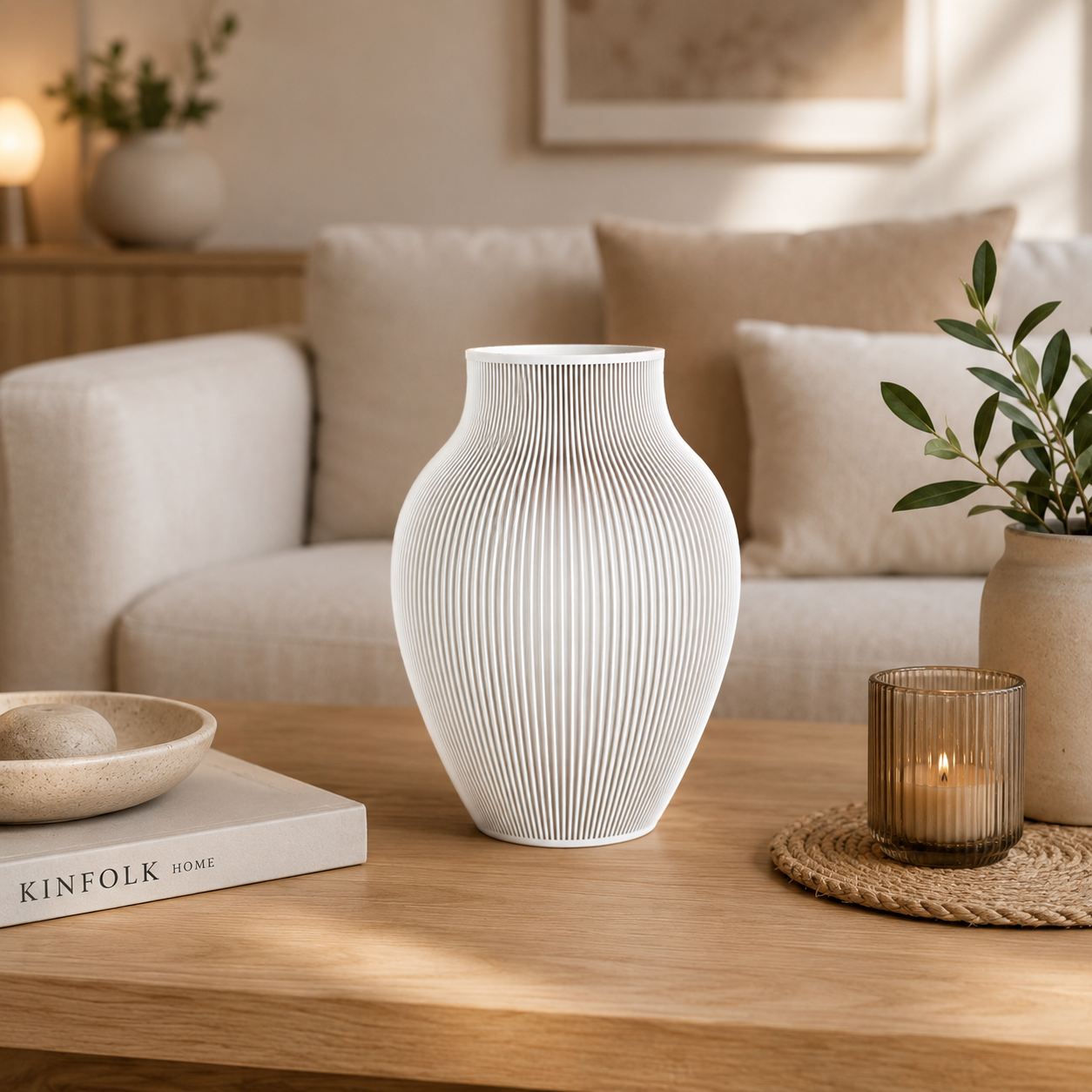 Moderne Design Vase – 3D-gedruckt aus PLA