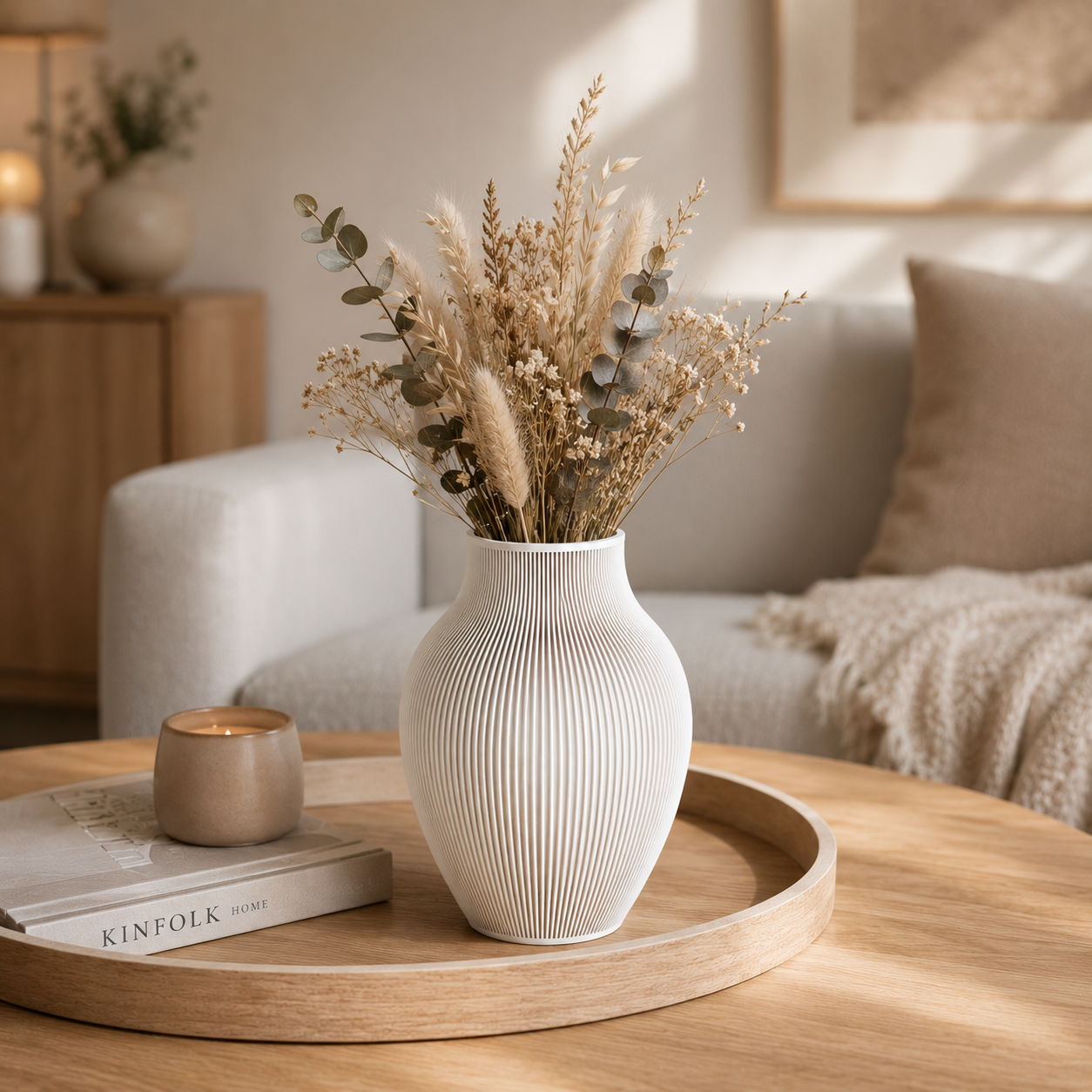 Moderne Design Vase – 3D-gedruckt aus PLA