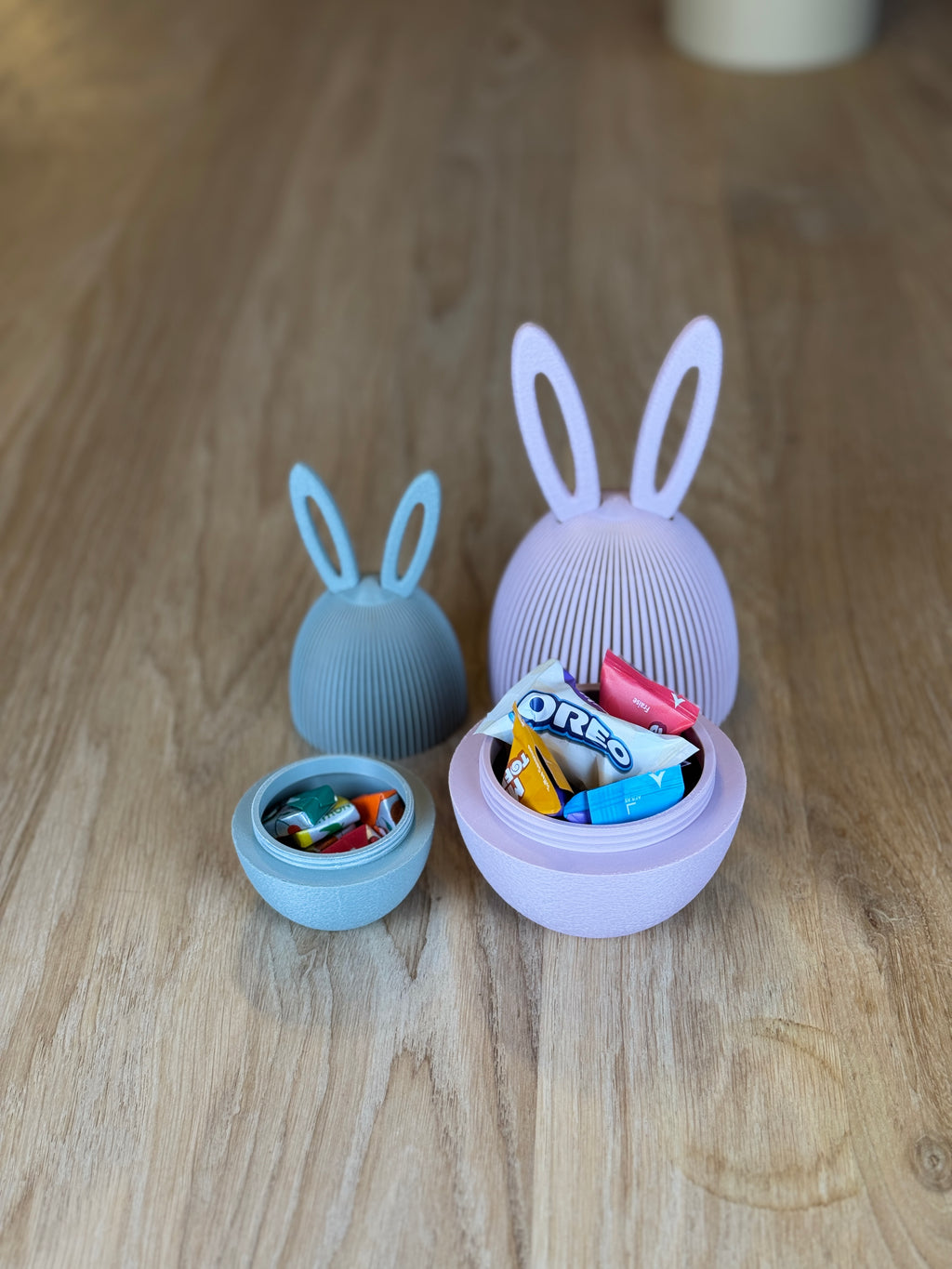 Hasen Ei aus dem 3D-Druck – Befüllbares Osterei aus PLA in 2 Größen