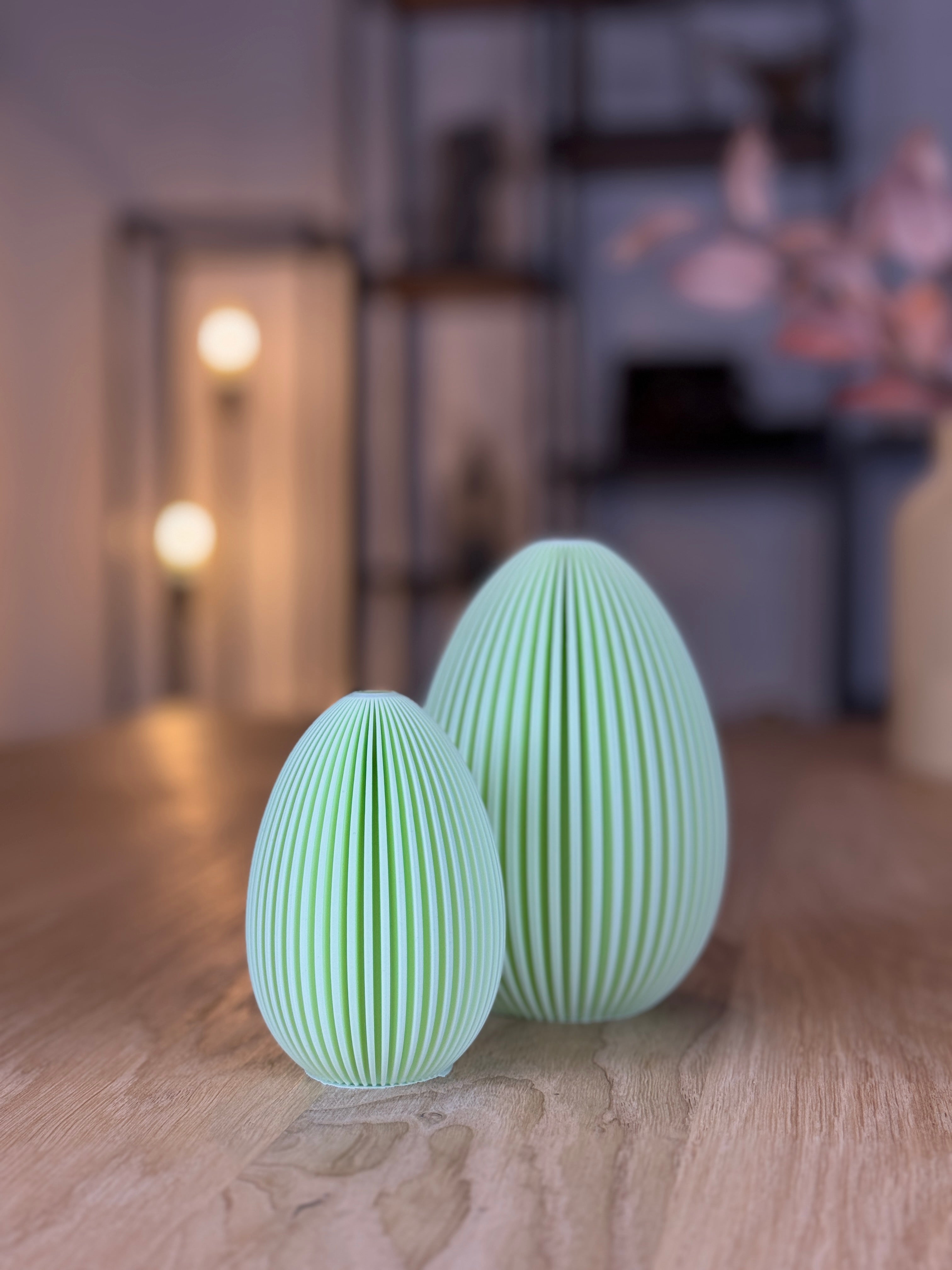 3D-gedruckte Ostereier aus PLA – Moderne Osterdeko in 2 Größen & 18 Farben | Nachhaltige Frühlingsdekoration