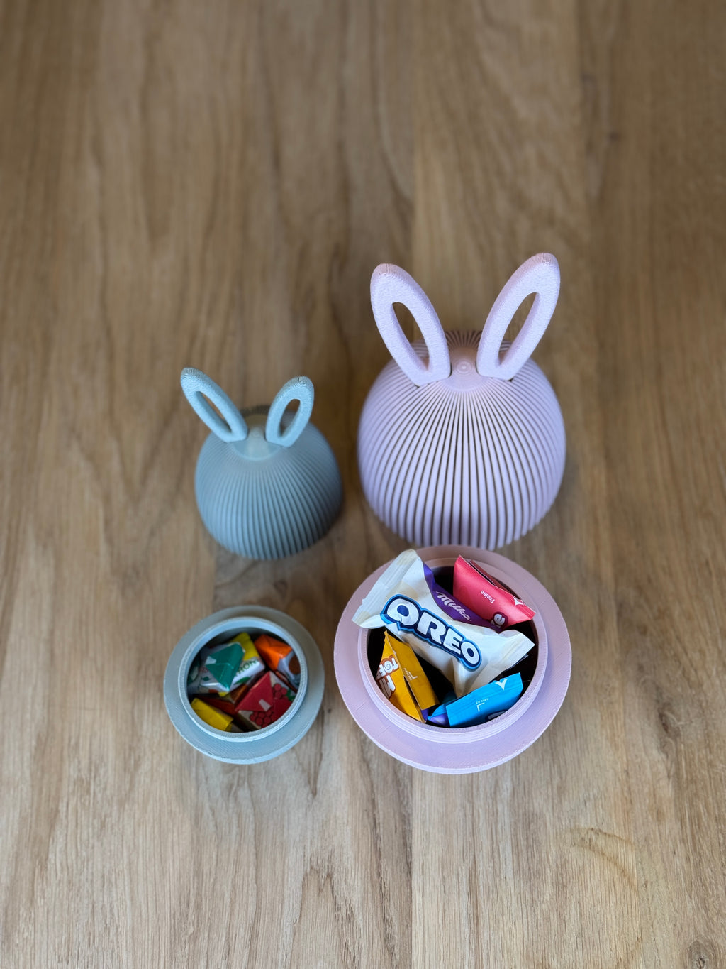 Hasen Ei aus dem 3D-Druck – Befüllbares Osterei aus PLA in 2 Größen