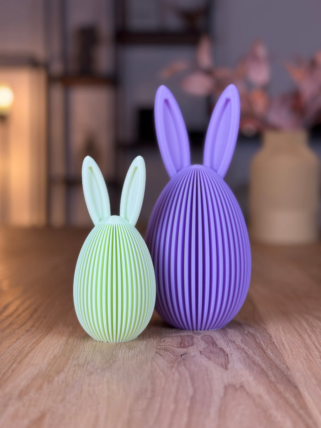 Osterei mit Hasenohren – Moderne Osterdeko aus 3D Druck PLA – Leicht & Hohl