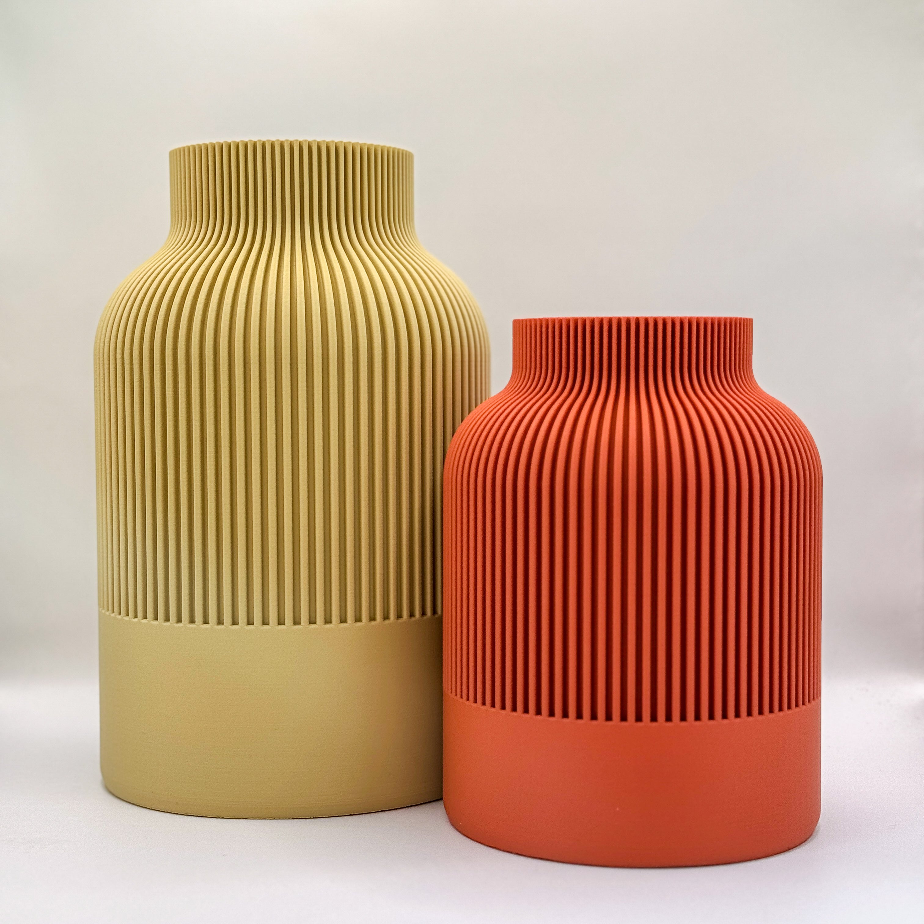 3D-Druck Vase aus PLA – Modernes Design in 18 Farben | 2 Größen für Trockenblumen | Handgefertigt & Nachhaltig