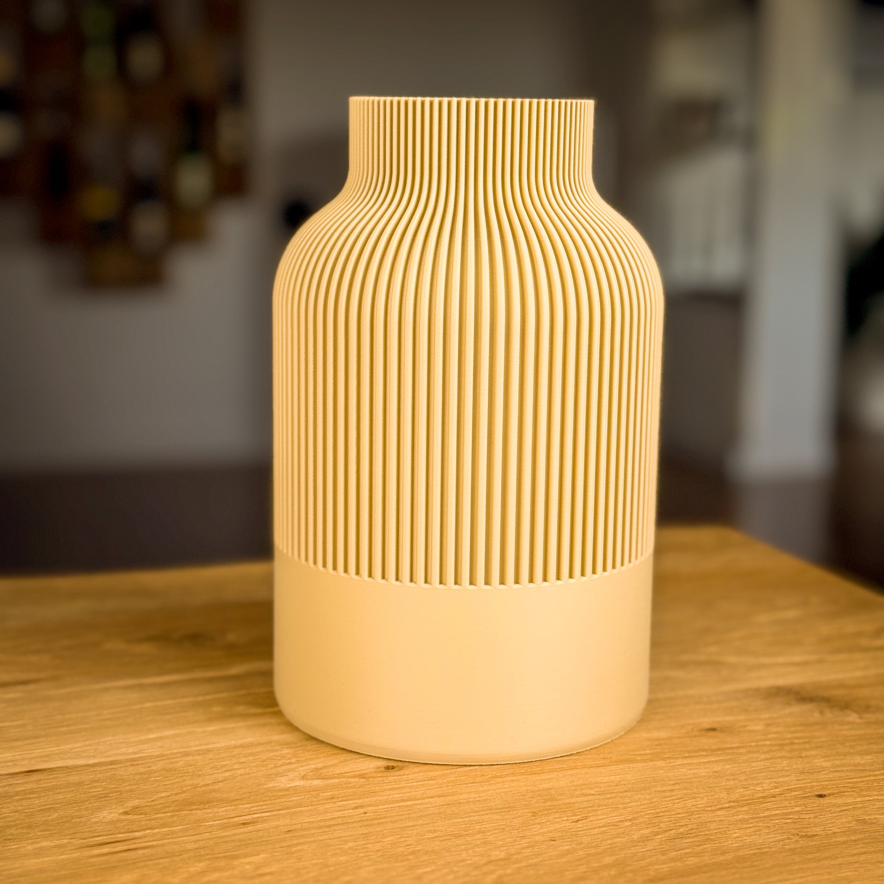 3D-Druck Vase aus PLA – Modernes Design in 18 Farben | 2 Größen für Trockenblumen | Handgefertigt & Nachhaltig