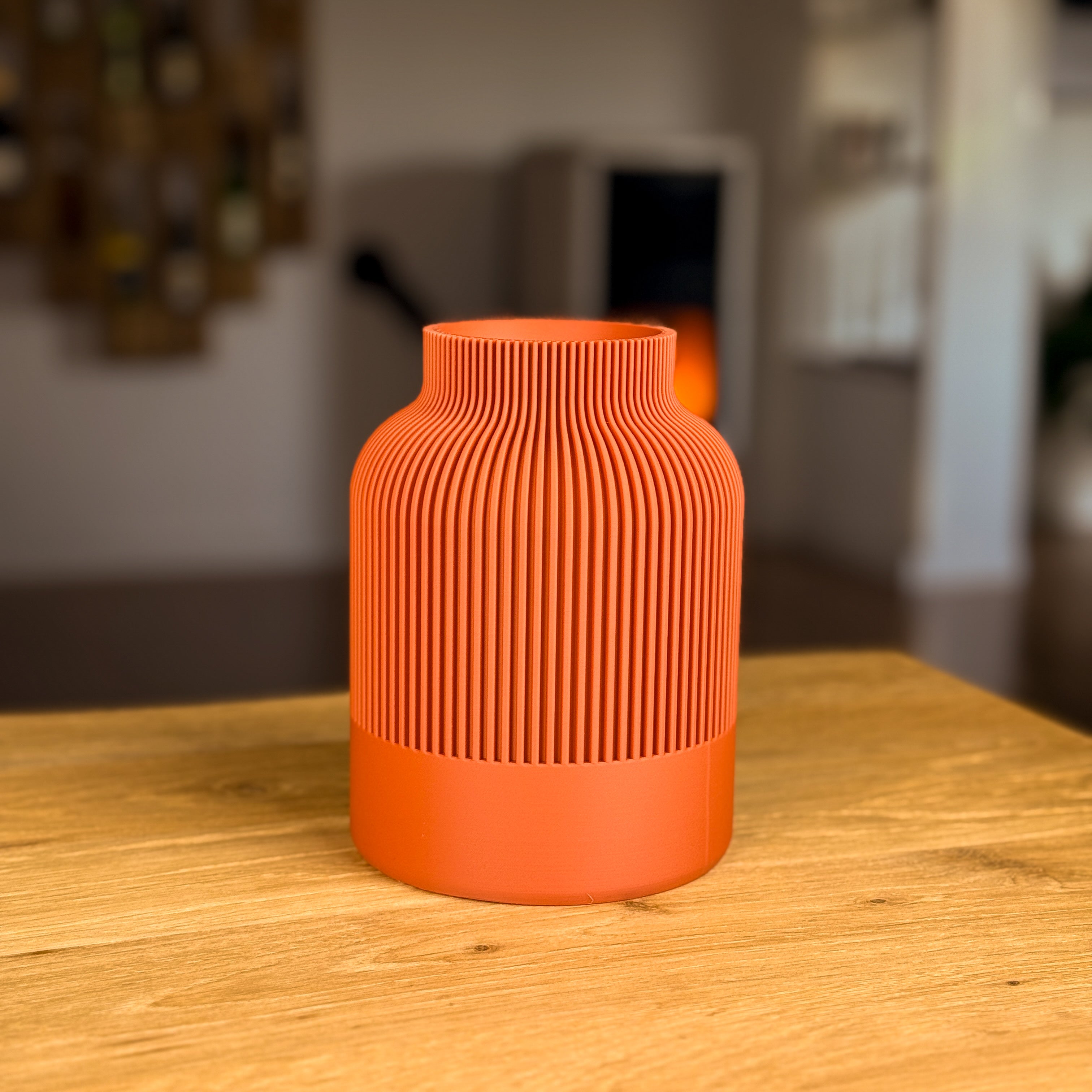 3D-Druck Vase aus PLA – Modernes Design in 18 Farben | 2 Größen für Trockenblumen | Handgefertigt & Nachhaltig